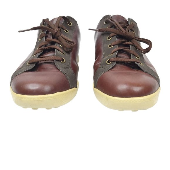 FootJoy FJ Contour Casual Spikeless Golf Shoes Mens Size 10 Brown Leather 54226 - Picture 7 of 10